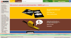Desktop Screenshot of dabox.cz