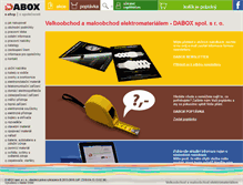 Tablet Screenshot of dabox.cz